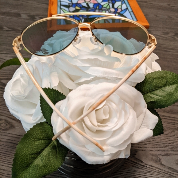 New Polarized Aviator Tortoise Shell Sunglasses - Picture 6 of 15